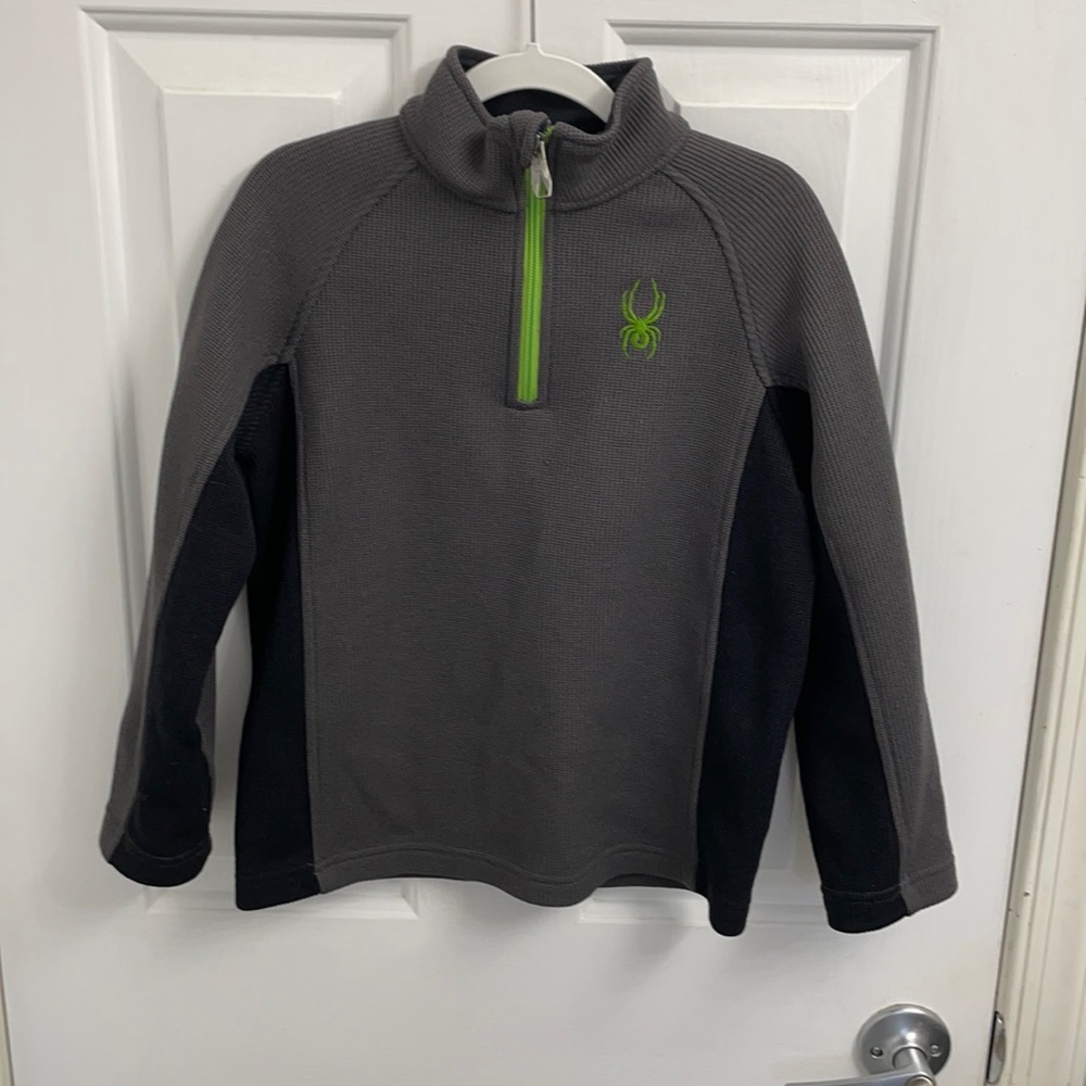 Boys spyder jacket half zip size 7-8